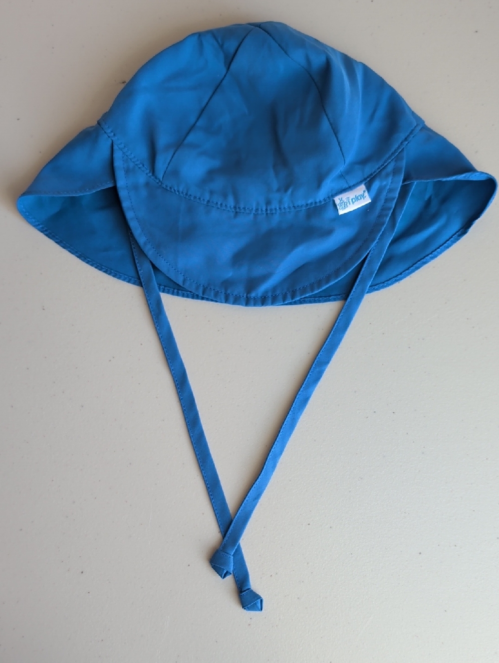 i play. Bright Blue Toddler Sun Hat with Chin Ties